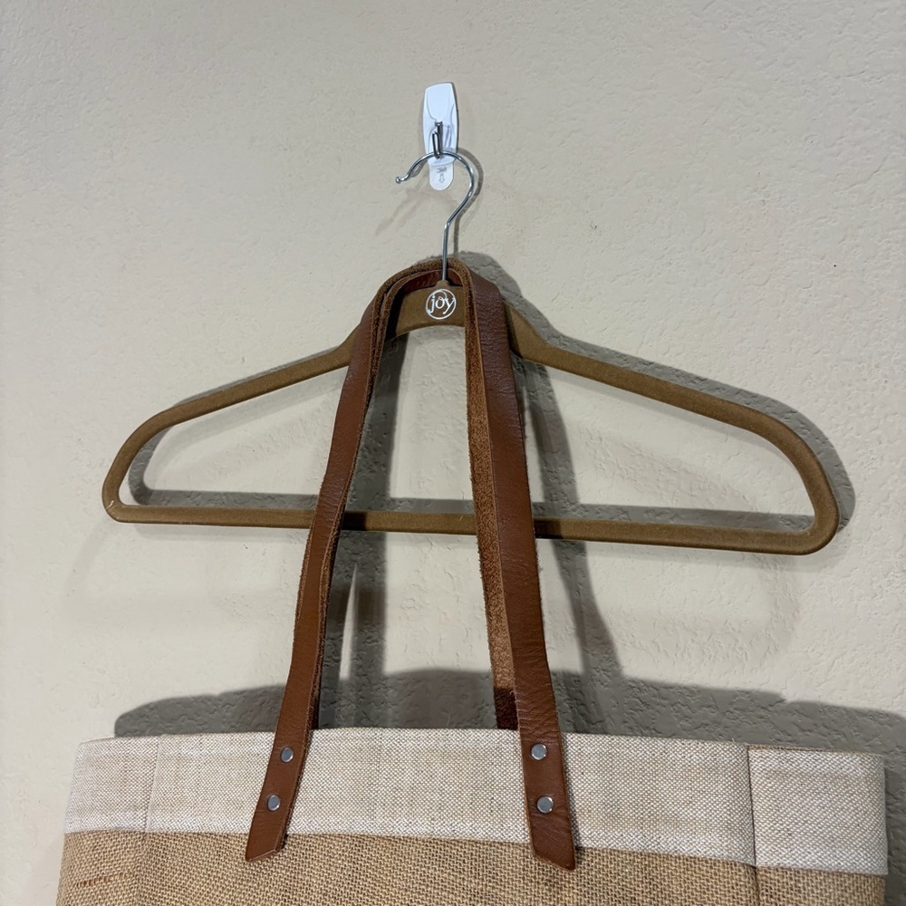 Apolis Global Citizen Burlap Market Tote Bag Santa Monica California USA Cottage - Picture 2 of 14